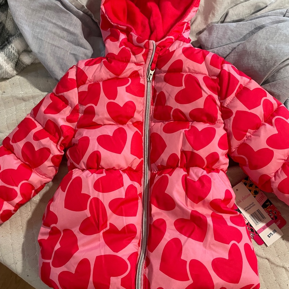 Pink platinum toddler jacket